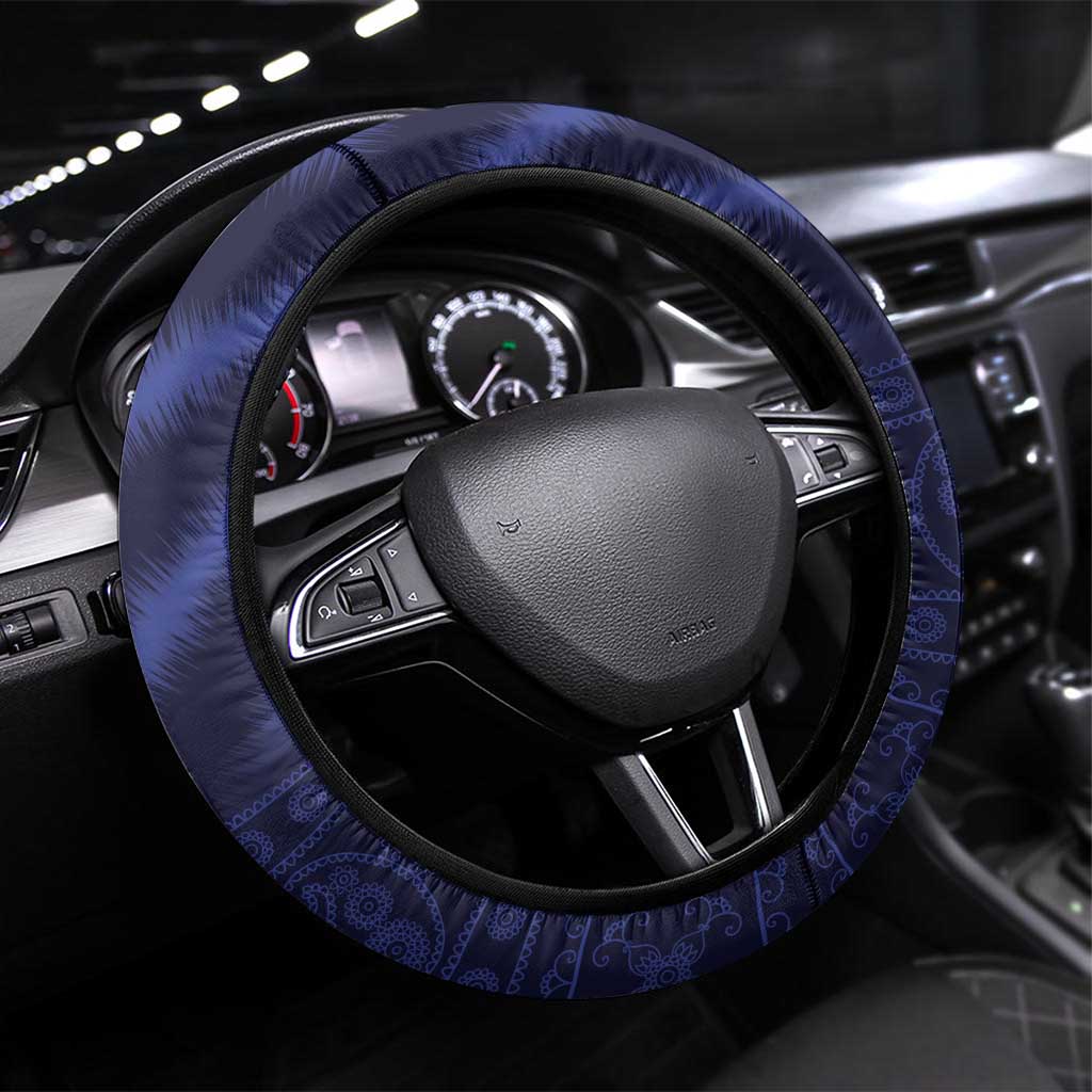 India Cricket Steering Wheel Cover Go Men In Blue Sporty Version