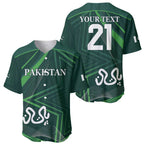 Custom Pakistan Cricket Baseball Jersey Go Shaheens Sporty Version