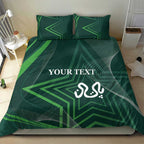 Custom Pakistan Cricket Bedding Set Go Shaheens Sporty Version