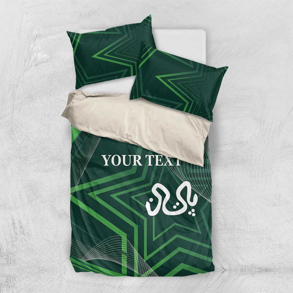 Custom Pakistan Cricket Bedding Set Go Shaheens Sporty Version
