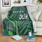Custom Pakistan Cricket Blanket Go Shaheens Sporty Version
