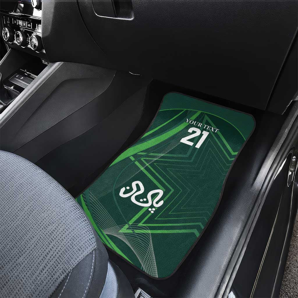 Custom Pakistan Cricket Car Mats Go Shaheens Sporty Version