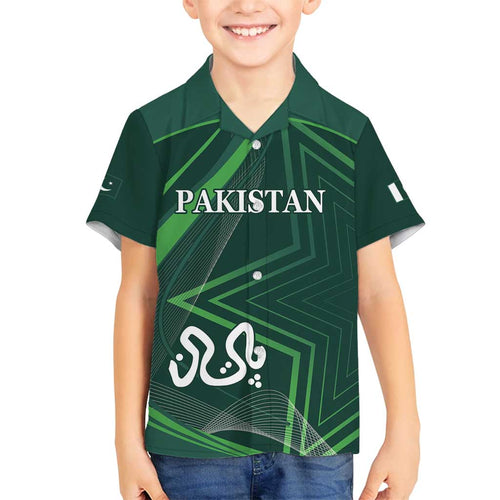 Custom Pakistan Cricket Family Matching Long Sleeve Bodycon Dress and Hawaiian Shirt Go Shaheens Sporty Version