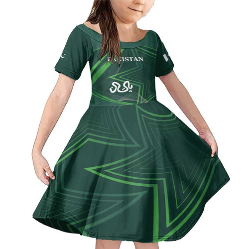 Custom Pakistan Cricket Family Matching Mermaid Dress and Hawaiian Shirt Go Shaheens Sporty Version