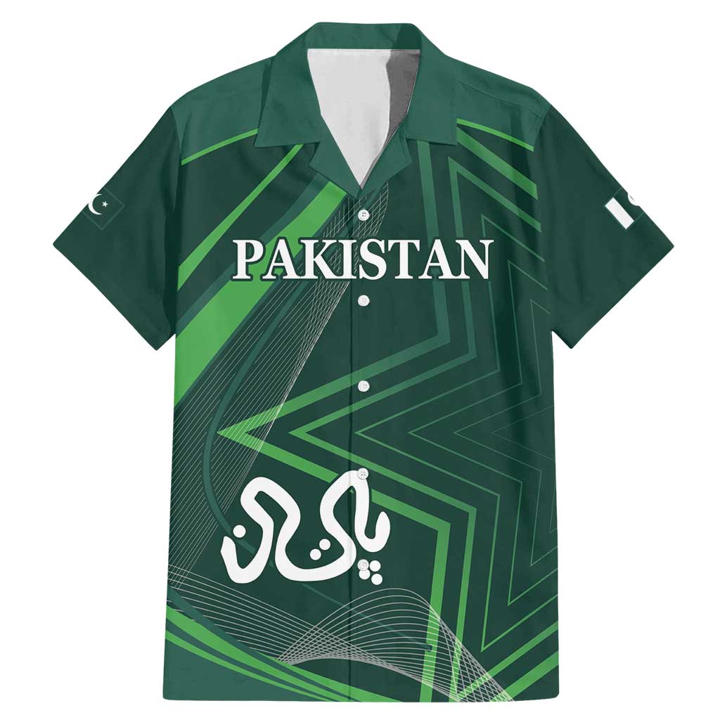 Custom Pakistan Cricket Family Matching Mermaid Dress and Hawaiian Shirt Go Shaheens Sporty Version