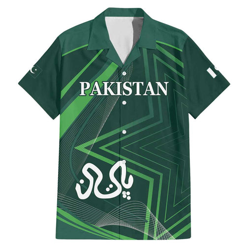 Custom Pakistan Cricket Family Matching Mermaid Dress and Hawaiian Shirt Go Shaheens Sporty Version