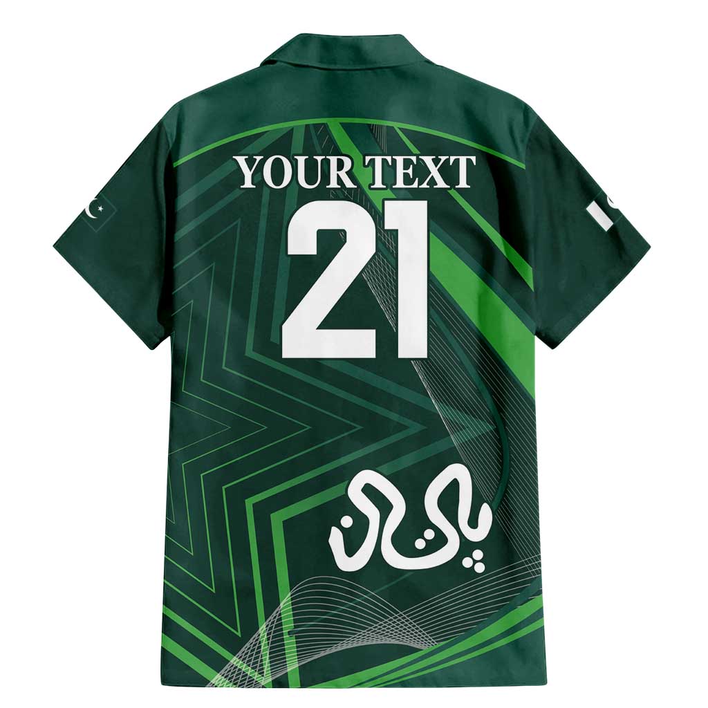 Custom Pakistan Cricket Family Matching Mermaid Dress and Hawaiian Shirt Go Shaheens Sporty Version