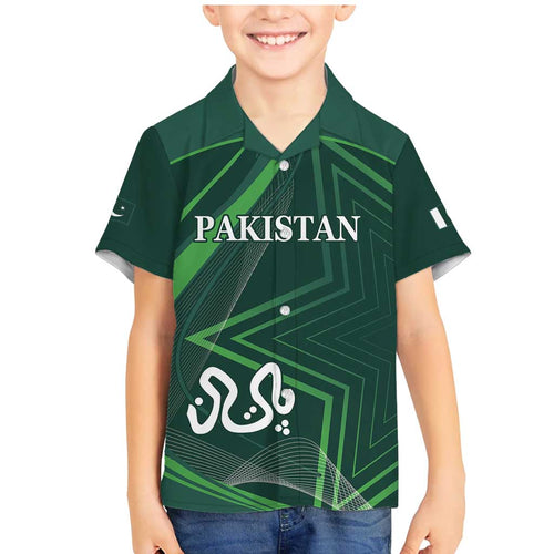 Custom Pakistan Cricket Family Matching Mermaid Dress and Hawaiian Shirt Go Shaheens Sporty Version