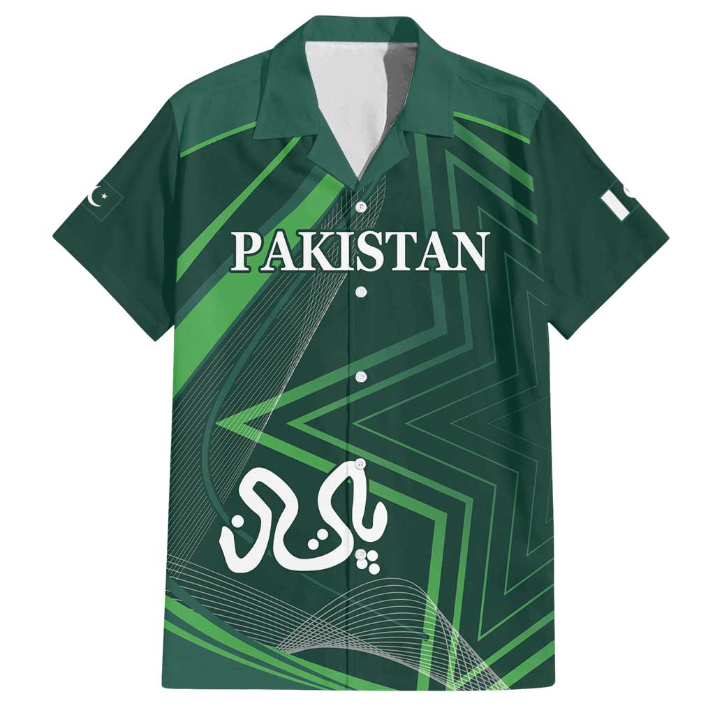 Custom Pakistan Cricket Family Matching Off Shoulder Maxi Dress and Hawaiian Shirt Go Shaheens Sporty Version