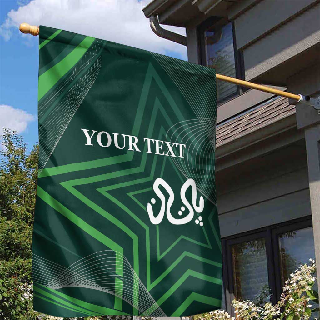 Custom Pakistan Cricket Garden Flag Go Shaheens Sporty Version