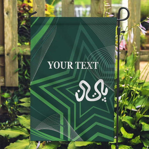 Custom Pakistan Cricket Garden Flag Go Shaheens Sporty Version