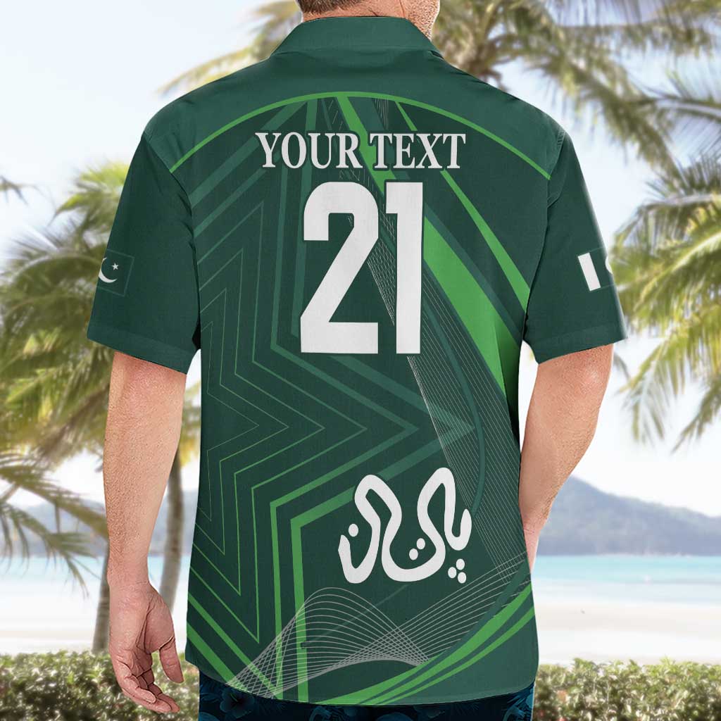 Custom Pakistan Cricket Hawaiian Shirt Go Shaheens Sporty Version