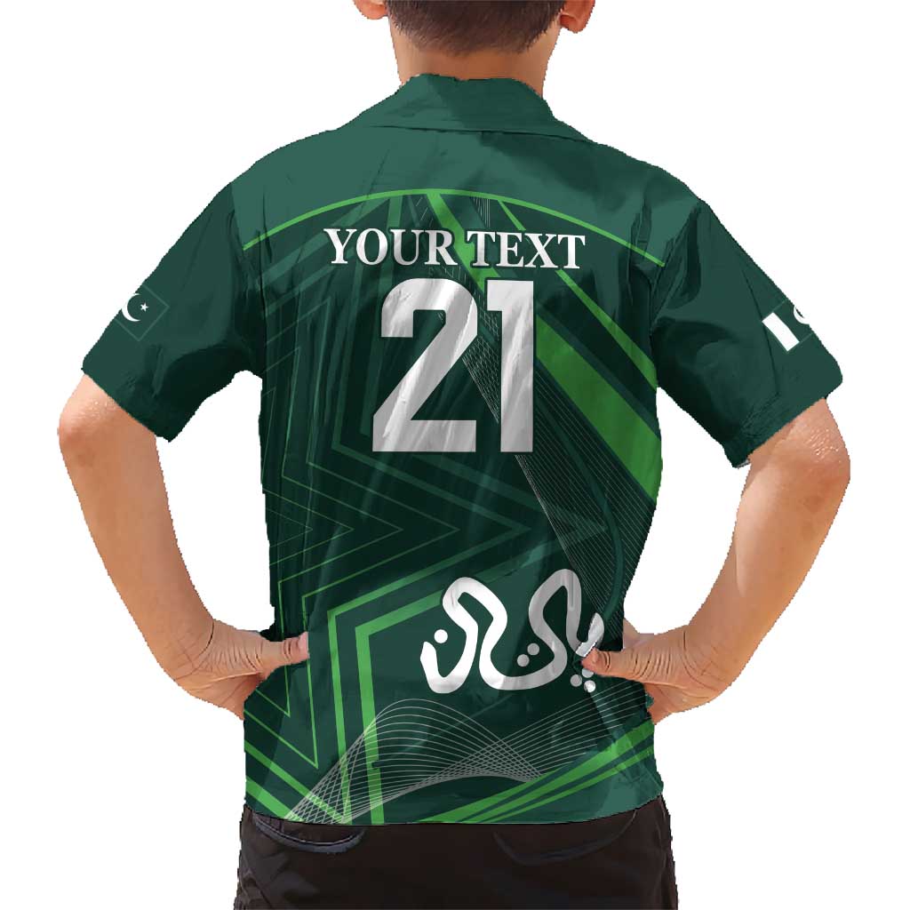 Custom Pakistan Cricket Hawaiian Shirt Go Shaheens Sporty Version