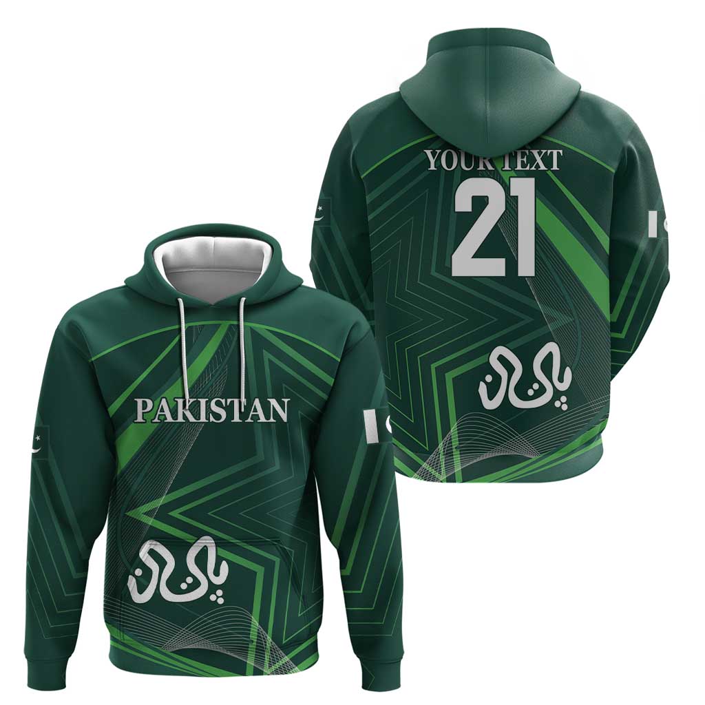 Custom Pakistan Cricket Hoodie Go Shaheens Sporty Version