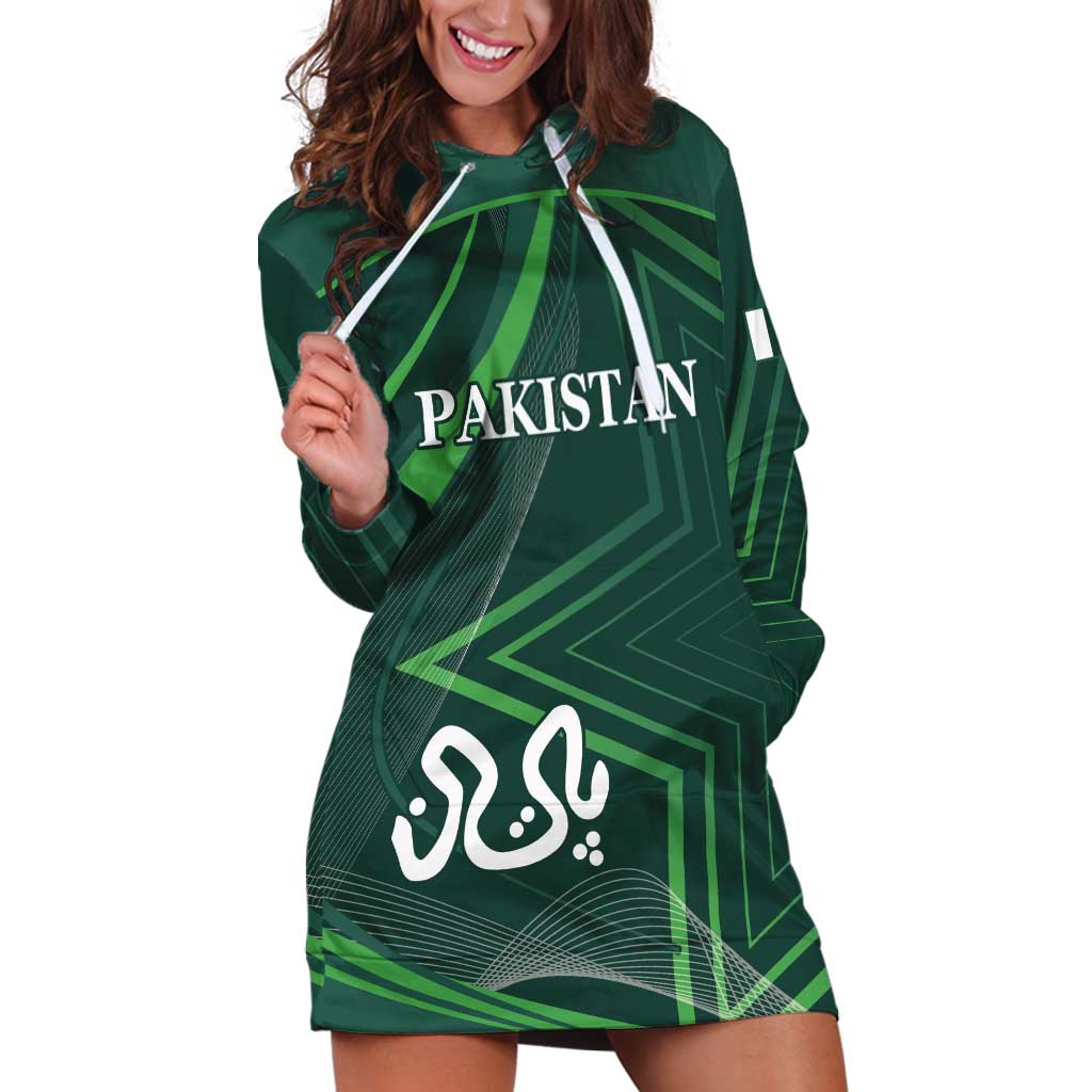Custom Pakistan Cricket Hoodie Dress Go Shaheens Sporty Version