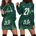 Custom Pakistan Cricket Hoodie Dress Go Shaheens Sporty Version