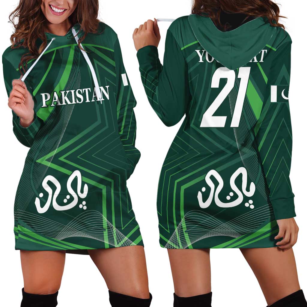 Custom Pakistan Cricket Hoodie Dress Go Shaheens Sporty Version
