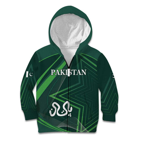 Custom Pakistan Cricket Kid Hoodie Go Shaheens Sporty Version