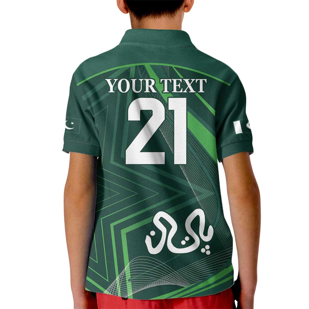 Custom Pakistan Cricket Kid Polo Shirt Go Shaheens Sporty Version