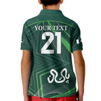 Custom Pakistan Cricket Kid Polo Shirt Go Shaheens Sporty Version