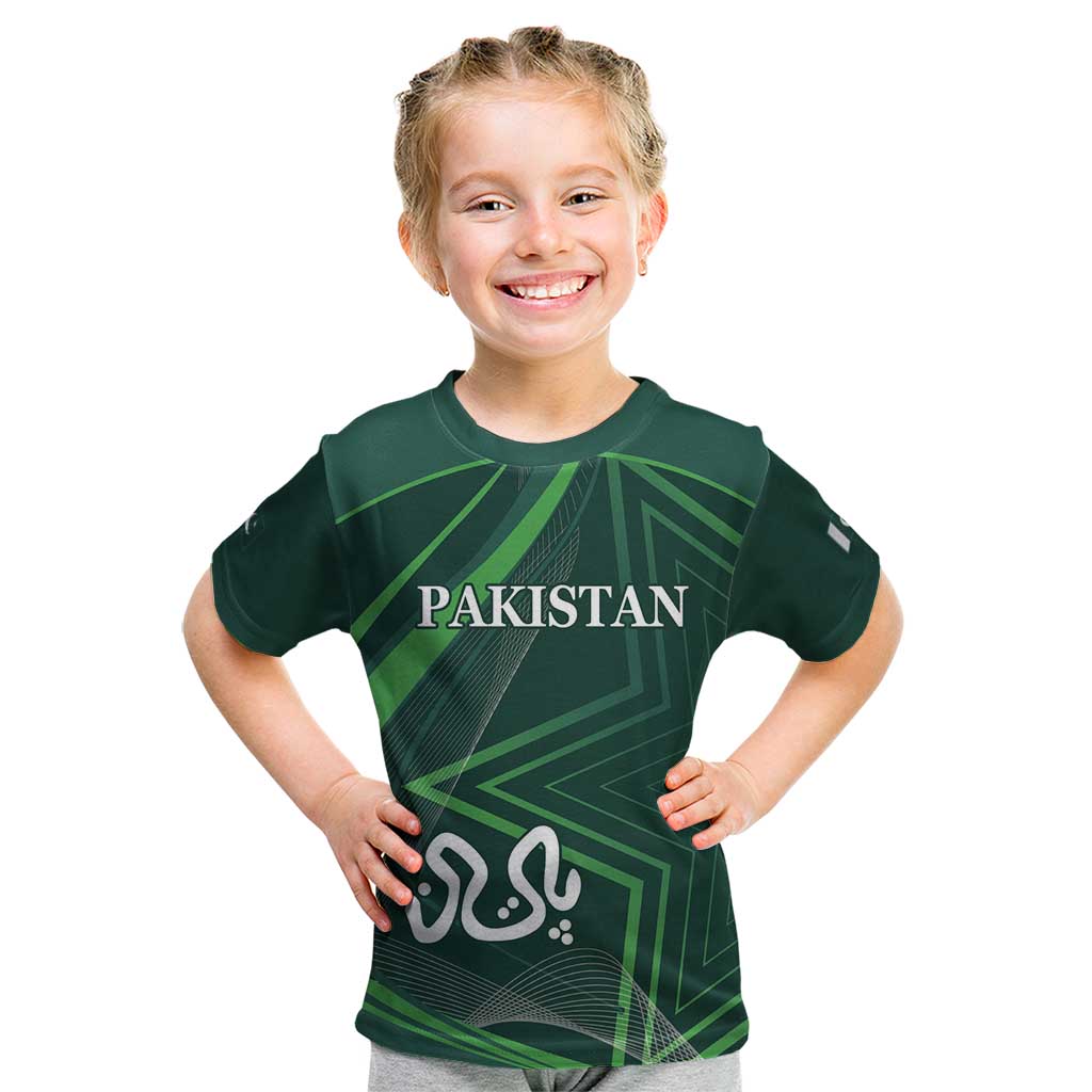 Custom Pakistan Cricket Kid T Shirt Go Shaheens Sporty Version