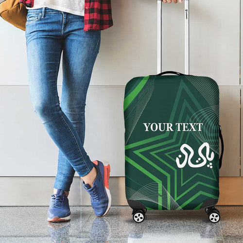 Custom Pakistan Cricket Luggage Cover Go Shaheens Sporty Version