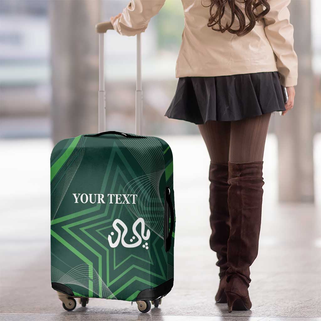 Custom Pakistan Cricket Luggage Cover Go Shaheens Sporty Version