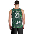 Custom Pakistan Cricket Men Tank Top Go Shaheens Sporty Version