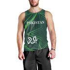 Custom Pakistan Cricket Men Tank Top Go Shaheens Sporty Version