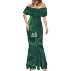 Custom Pakistan Cricket Mermaid Dress Go Shaheens Sporty Version
