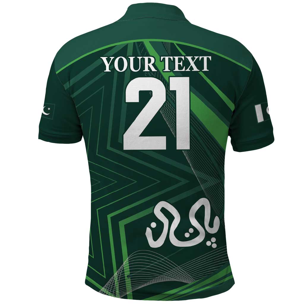 Custom Pakistan Cricket Polo Shirt Go Shaheens Sporty Version