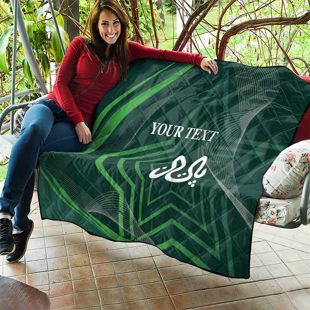 Custom Pakistan Cricket Quilt Go Shaheens Sporty Version