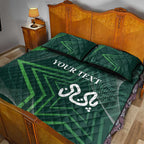 Custom Pakistan Cricket Quilt Bed Set Go Shaheens Sporty Version