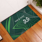 Custom Pakistan Cricket Rubber Doormat Go Shaheens Sporty Version