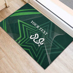 Custom Pakistan Cricket Rubber Doormat Go Shaheens Sporty Version