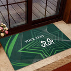 Custom Pakistan Cricket Rubber Doormat Go Shaheens Sporty Version