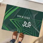 Custom Pakistan Cricket Rubber Doormat Go Shaheens Sporty Version
