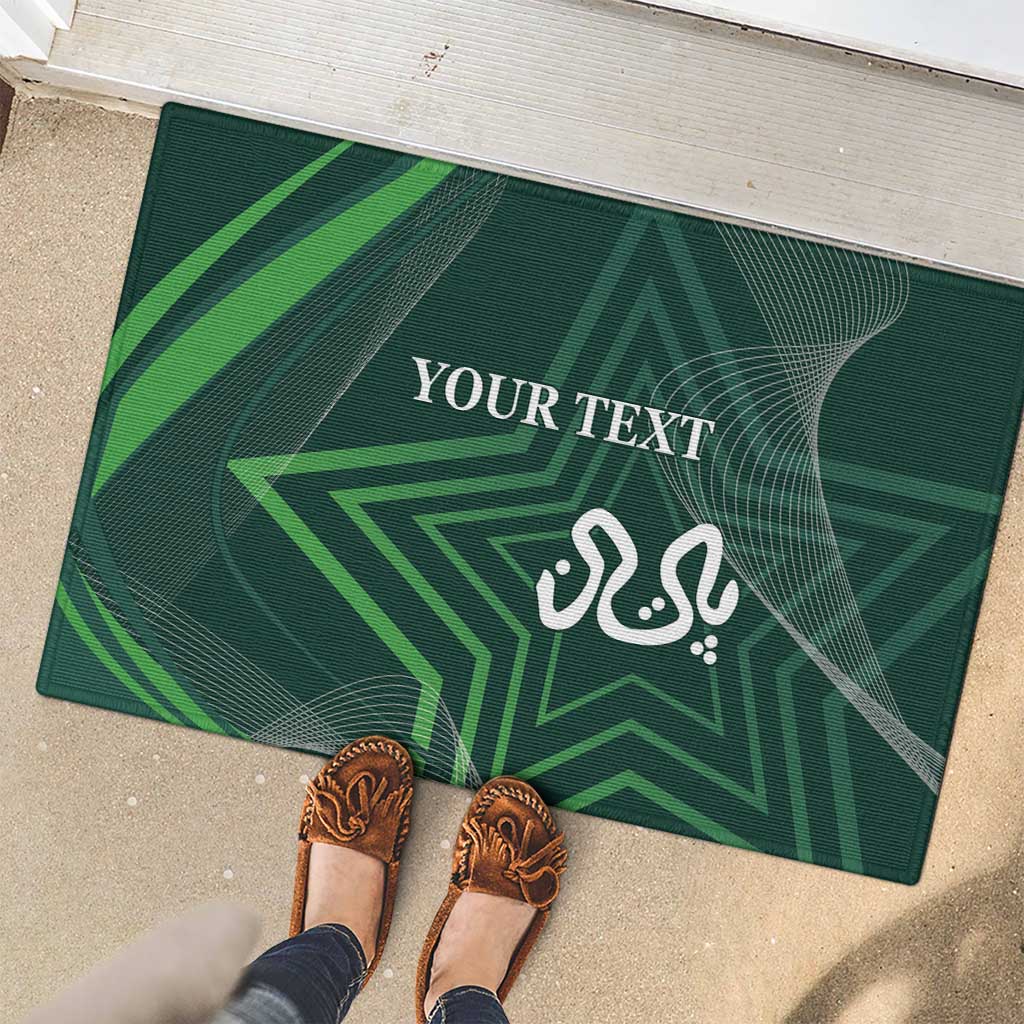 Custom Pakistan Cricket Rubber Doormat Go Shaheens Sporty Version