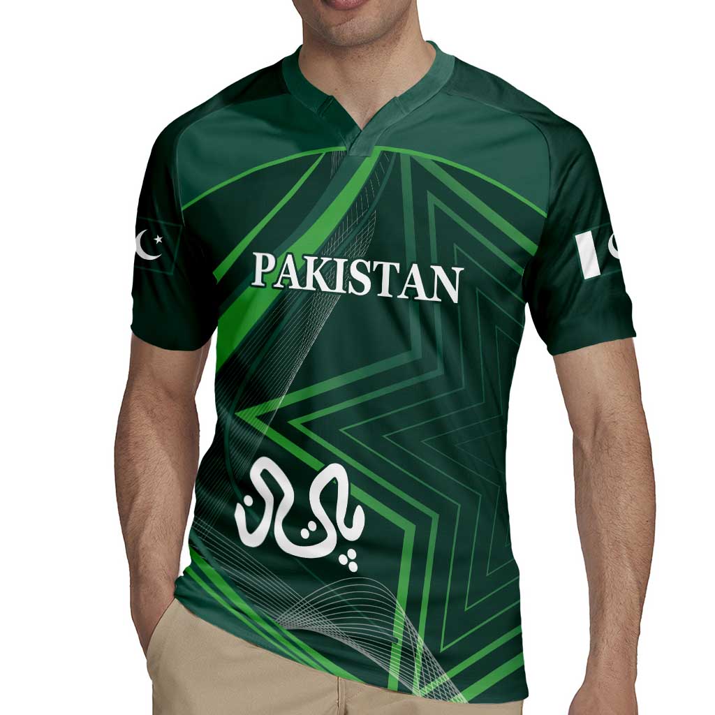 Custom Pakistan Cricket Rugby Jersey Go Shaheens Sporty Version
