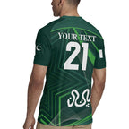 Custom Pakistan Cricket Rugby Jersey Go Shaheens Sporty Version