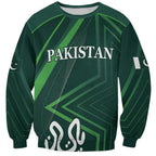 Custom Pakistan Cricket Sweatshirt Go Shaheens Sporty Version