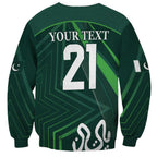 Custom Pakistan Cricket Sweatshirt Go Shaheens Sporty Version