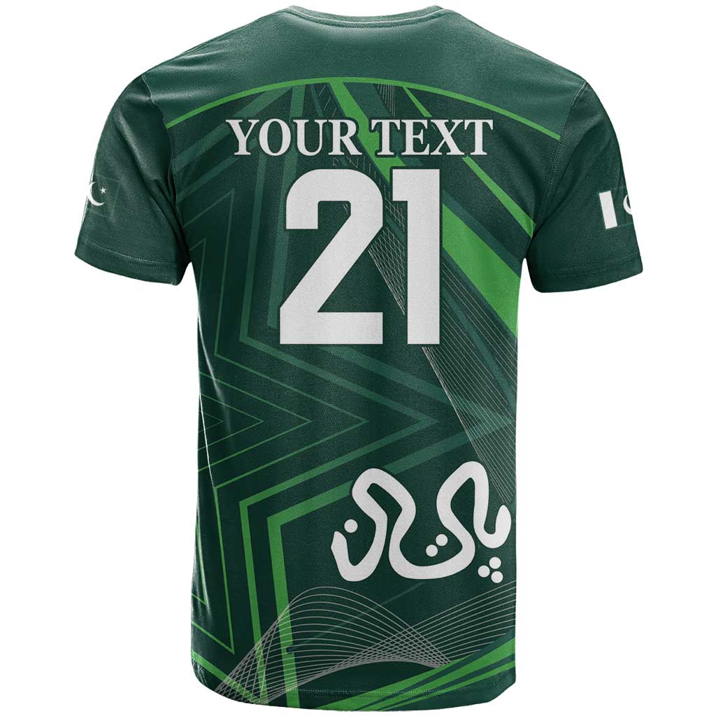 Custom Pakistan Cricket T Shirt Go Shaheens Sporty Version