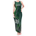 Custom Pakistan Cricket Tank Maxi Dress Go Shaheens Sporty Version