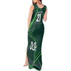 Custom Pakistan Cricket Tank Maxi Dress Go Shaheens Sporty Version