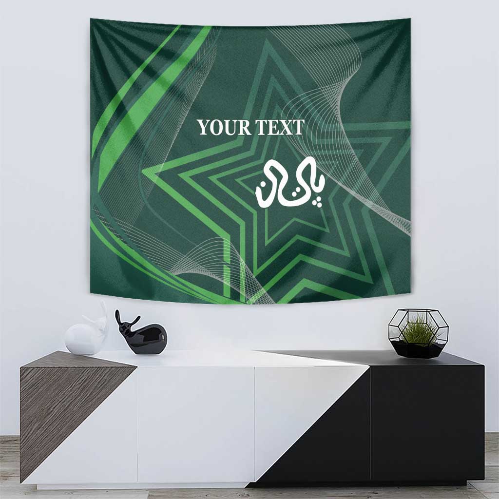 Custom Pakistan Cricket Tapestry Go Shaheens Sporty Version