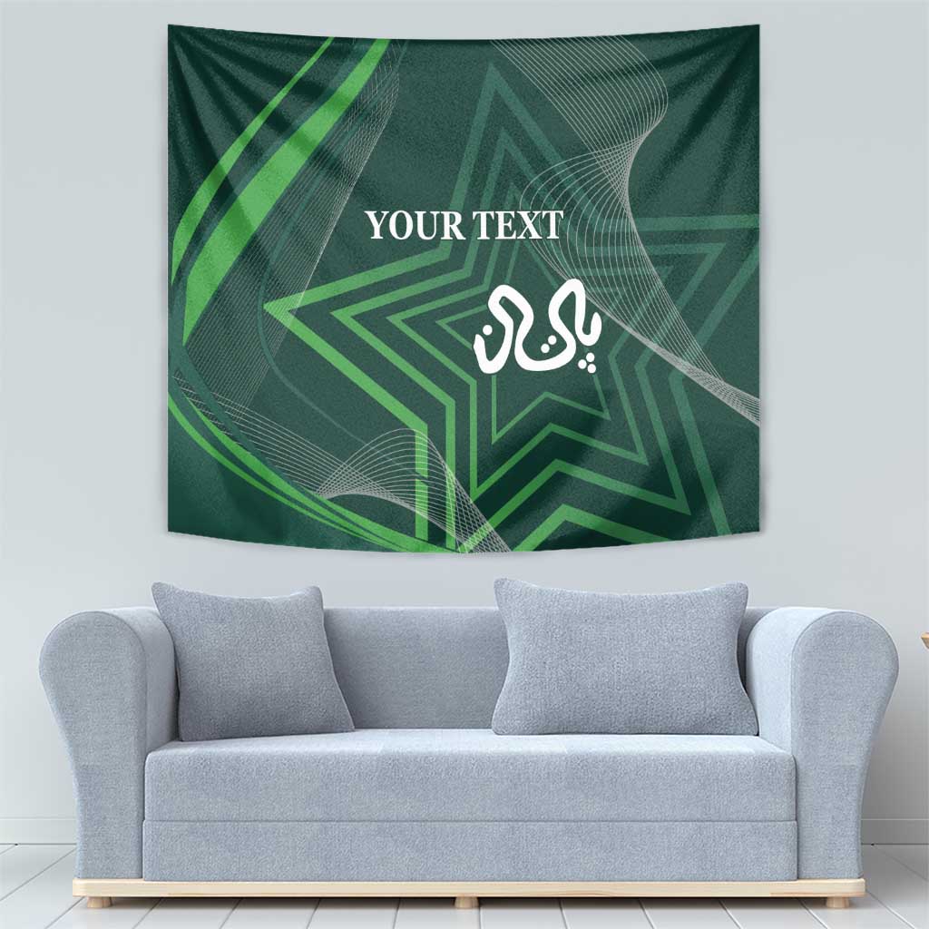 Custom Pakistan Cricket Tapestry Go Shaheens Sporty Version