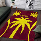 Custom West Indies Cricket Area Rug Go Windies Sporty Version