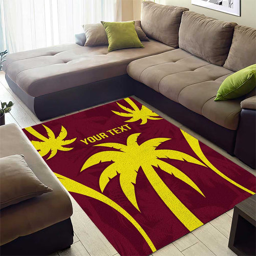Custom West Indies Cricket Area Rug Go Windies Sporty Version