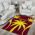 Custom West Indies Cricket Area Rug Go Windies Sporty Version